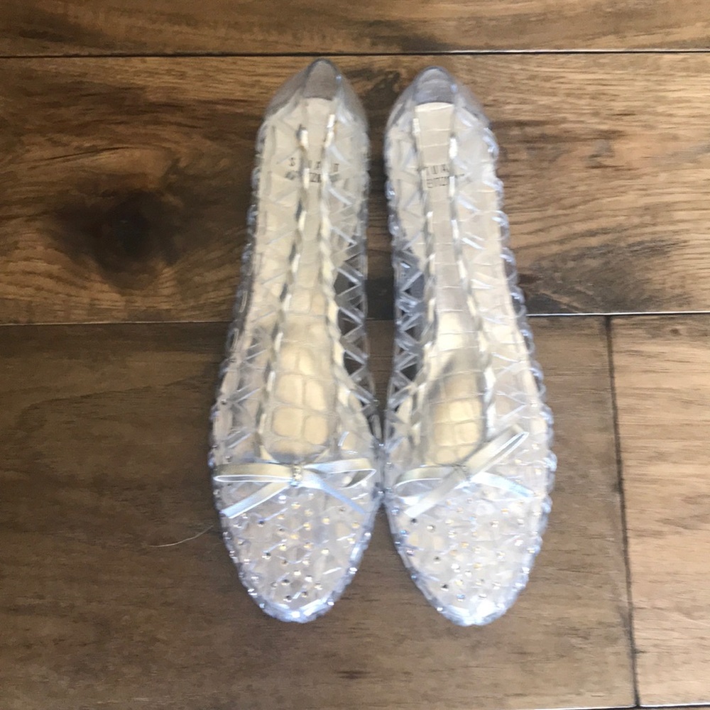 Stewart Weitzman jelly flats